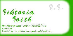 viktoria voith business card